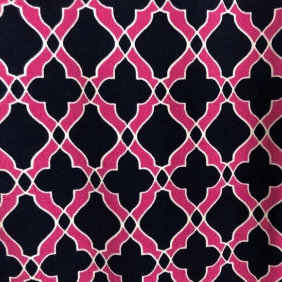 Laundry Shelli Segal Geometric Shift Dress Rose Inkblot Medium NWT Stretch Knit - Picture 4 of 8